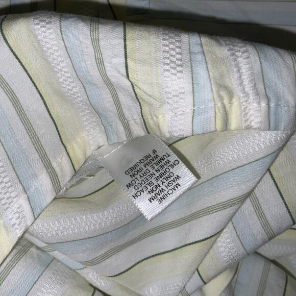 NEW WITHOUT TAGS ANN TAYLOR BUTTON DOWN BLOUSE/BOYFRIEND SHIRT SIZE 10 - Picture 7 of 8